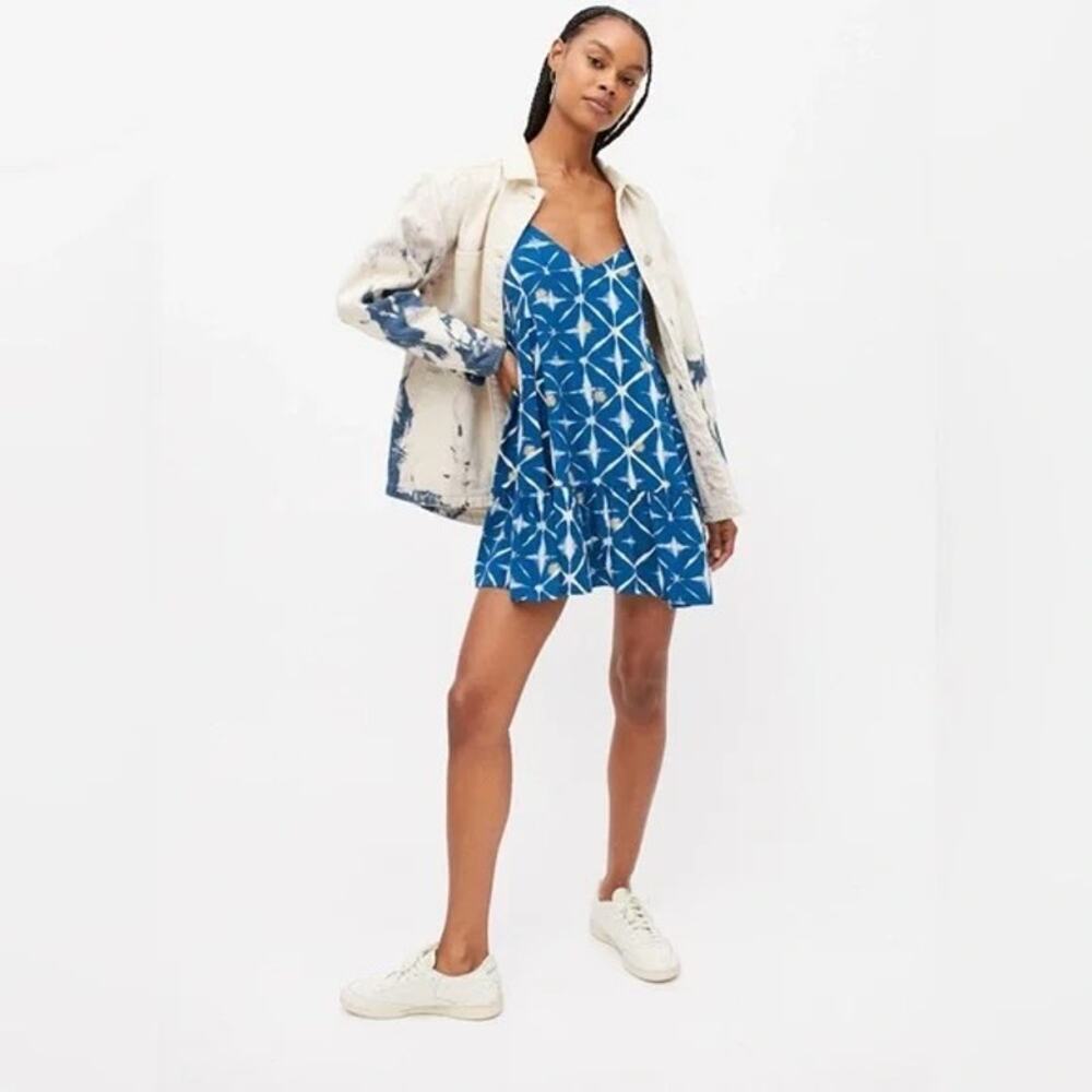 Urban Outfitters Blue‎ Daisy Flowy Adjustable Dress Womens Size S